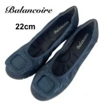 Balancoire 다크 블루 플랫 슈즈 22cm