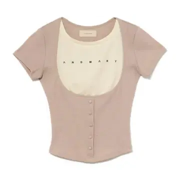 andmary 앤드마리 Mary logo tops