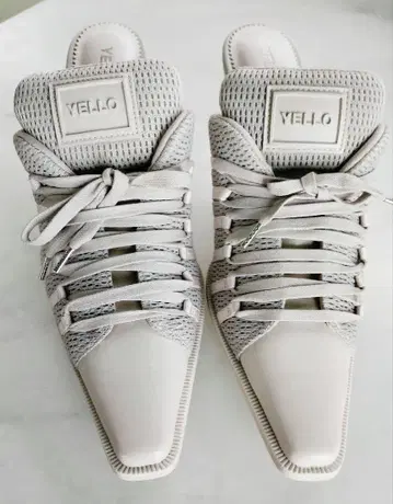 [새상품급] YELLO 스니커즈 뮬 그레이 XL 25.5