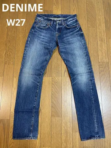 DENIME W27 버튼 플라이 셀비지 데님 D021C