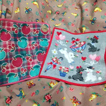 새상품 B급 페일러 레트로 후르츠 손수건