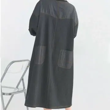 신제품 인기 상품 헤린본 원피스 라그란 블랙 프리 사이즈