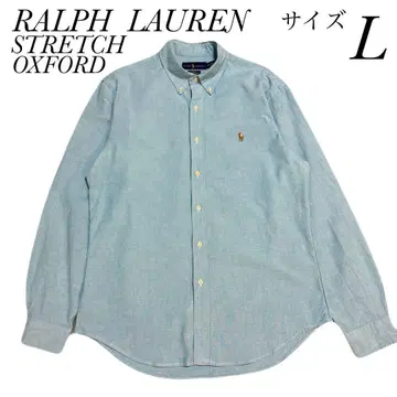 RALPH LAUREN STRETCH OXFORD 긴팔 셔츠 사이즈 L