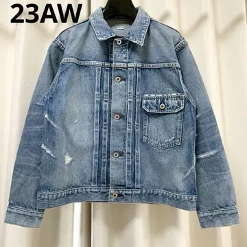 프래그먼트 시퀄 23AW 데님 재킷 인디고