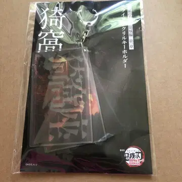 귀멸의 칼날 무한성편 슬라이드 키링 아카자