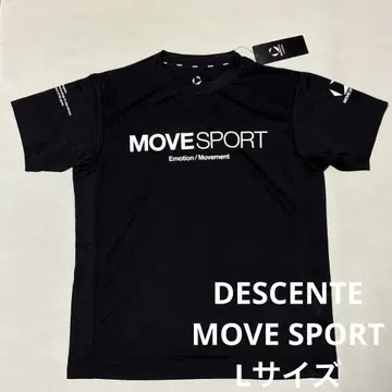 DESCENTE 데상트 무브 스포츠 라이트 메쉬 티셔츠 블랙 L