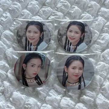 NiziU 마야 메키하피 캔뱃지