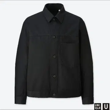 UNIQLO 데님 재킷+ 블랙 남성용 사이즈 XL