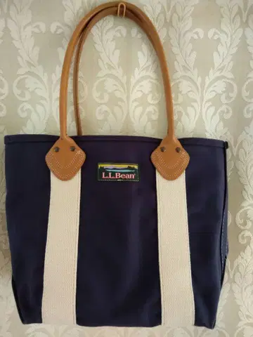 L.L.Bean 클래식 가죽 핸들 카타딘 보트 앤 토트