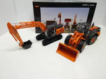히타치 건설기계 1/50 ZX-210 ZW-310 2대 세트
