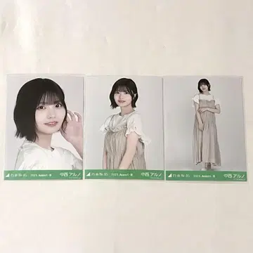 노기자카46 브로마이드 나카니시 아루노 셔링 원피스 컴프