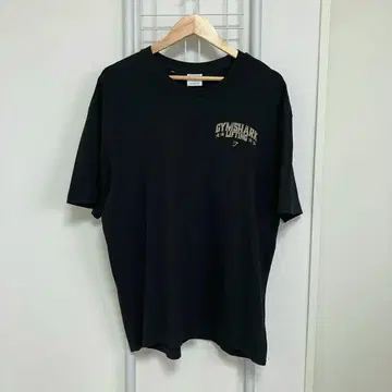 GYMSHARK 짐샤크 티셔츠 오버사이즈 해외 L 블랙