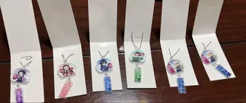 귀멸의 칼날 이온 콜라보 전집중 여름 축제 풍령 모양 아크릴 키링