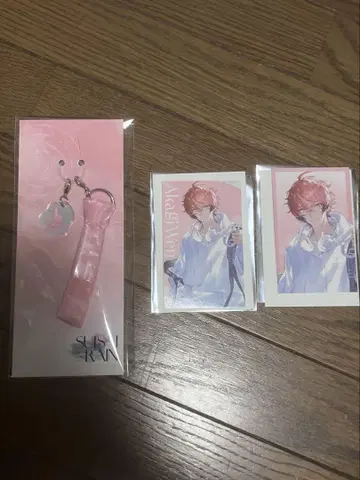 SUISAI RAIN 아카기 웬 우산 장식 및 비주얼 카드 2종