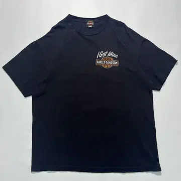 HARLEY DAVIDSON 할리데이비슨 티셔츠 XL 블랙 6443