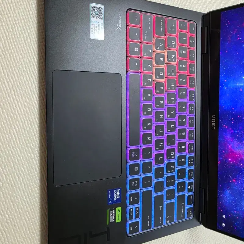 신품급 OLED 오멘14 게이밍노트북 울트라7 16램 RTX4060