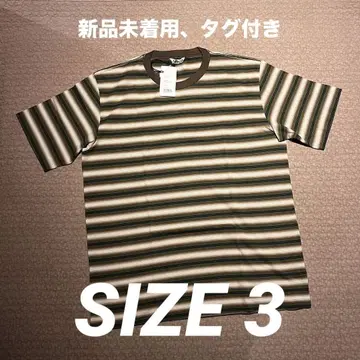 새상품 AURALEE GRADIENT STRIPE JERSEY TEE 3