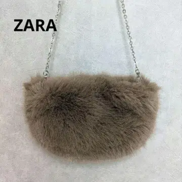 ZARA 인조 모피 숄더백