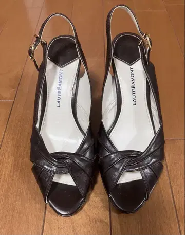 LAUTREAMONT 로트레아몽 샌들 백스트랩 갈색 23cm