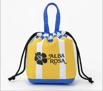 알바로사 브랜드 무크 ALBAROSA 쇼핑백 모양의 끈 달린 파우치