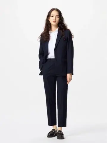 유니클로 UNIQLO 감동 자켓 S 사이즈 네이비