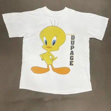 1990년대 루니 투 투이티 티셔츠 빈티지