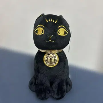 여신 바스테트 검은 고양이 인형