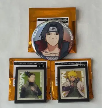 나루토 베이스 야드 이타치 미나토 시카마루 캔 배지 마그넷