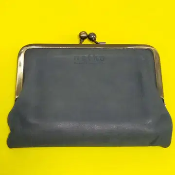 nafka 코인 케이스 지갑 소가죽 가마구치 코인 캐쳐