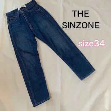 사이즈 S THE SHINZONE 캐 데님 34 블루