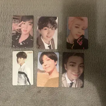 BTS 트레이딩 카드 6매 세트