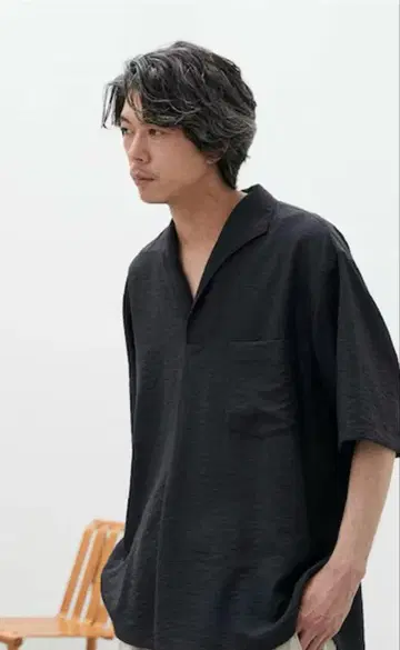 RAYON WASHER SKIPPER SHIRT
