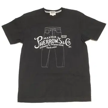 페로우즈 PHERROW'S 티셔츠 청바지 블랙 L 사이즈
