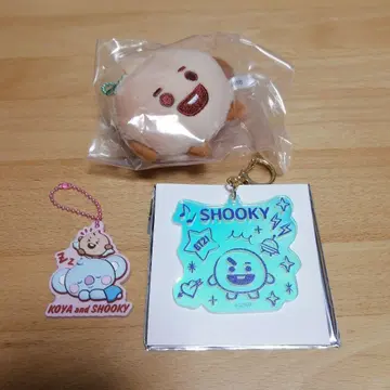 BT21 슈키 인형과 키링 세트
