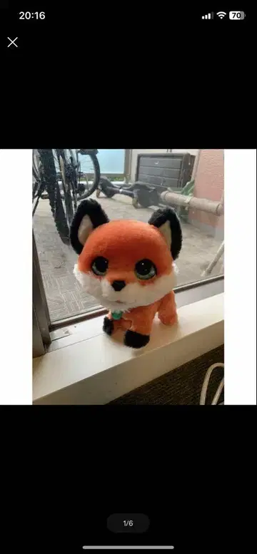 최종 가격 인하! 새 제품과 같은 상태! 파리얼 산책하는 여우 인형