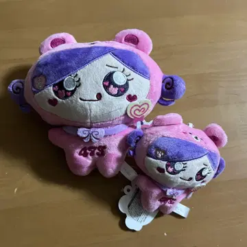 시나코 마스코트 키링 2종 세트 핑크