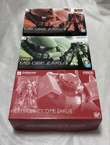 반다이 RG 자쿠 팀 몬스트르 3점