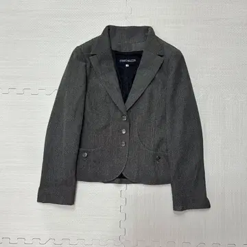 그레이 테일러드 자켓 포멀 출퇴근 비즈니스 긴팔 무지 가을/겨울