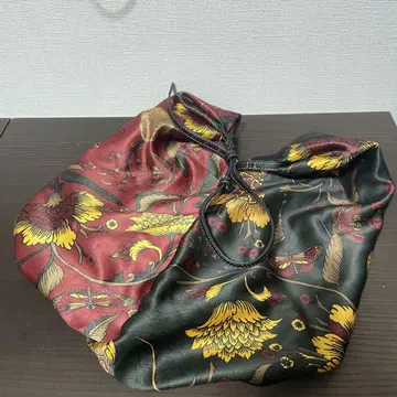 ZARA 리버시블 꽃무늬 토트백