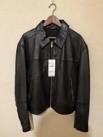 ZARA 싱글 가죽 자켓 XL 천연 소가죽