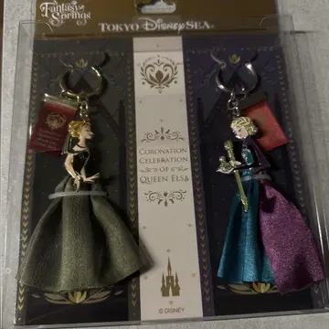Disney 엘사 & 안나 키링 2개 세트
