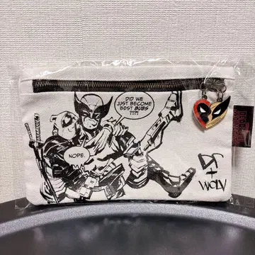 데드풀 & 울버린 페어 참 부착 파우치 미개봉 새상품