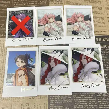 FGO 페스티벌 2021 영웅 순회 체크 카드