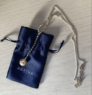 AGATHA 펄 장식 목걸이