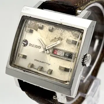 [ 작동/레어 ] RADO MANHATTAN 앤티크 오토매틱 손목시계