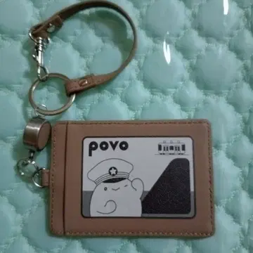 신품 povo 가죽 패스케이스, 비욘과 같이 늘어나는 리 포함