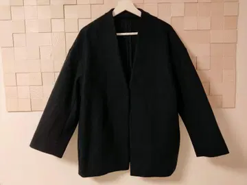 그린 레이블 무목 두꺼운 재킷