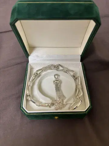 산타쿠 8결 925 실버 브레이슬릿
