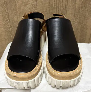 37 사이즈 = 24cm 스텔라 맥카트니 두꺼운 밑창 에밀리 샌들