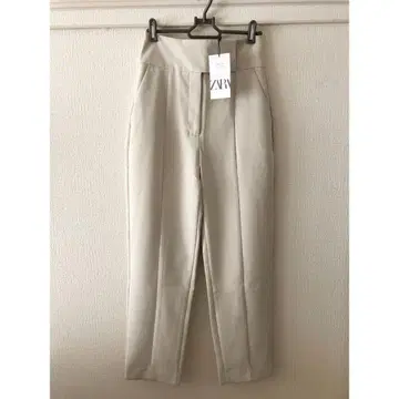 ZARA 하이웨스트 팬츠 아이보리 가을 겨울 택 포함 미사용 새상품
